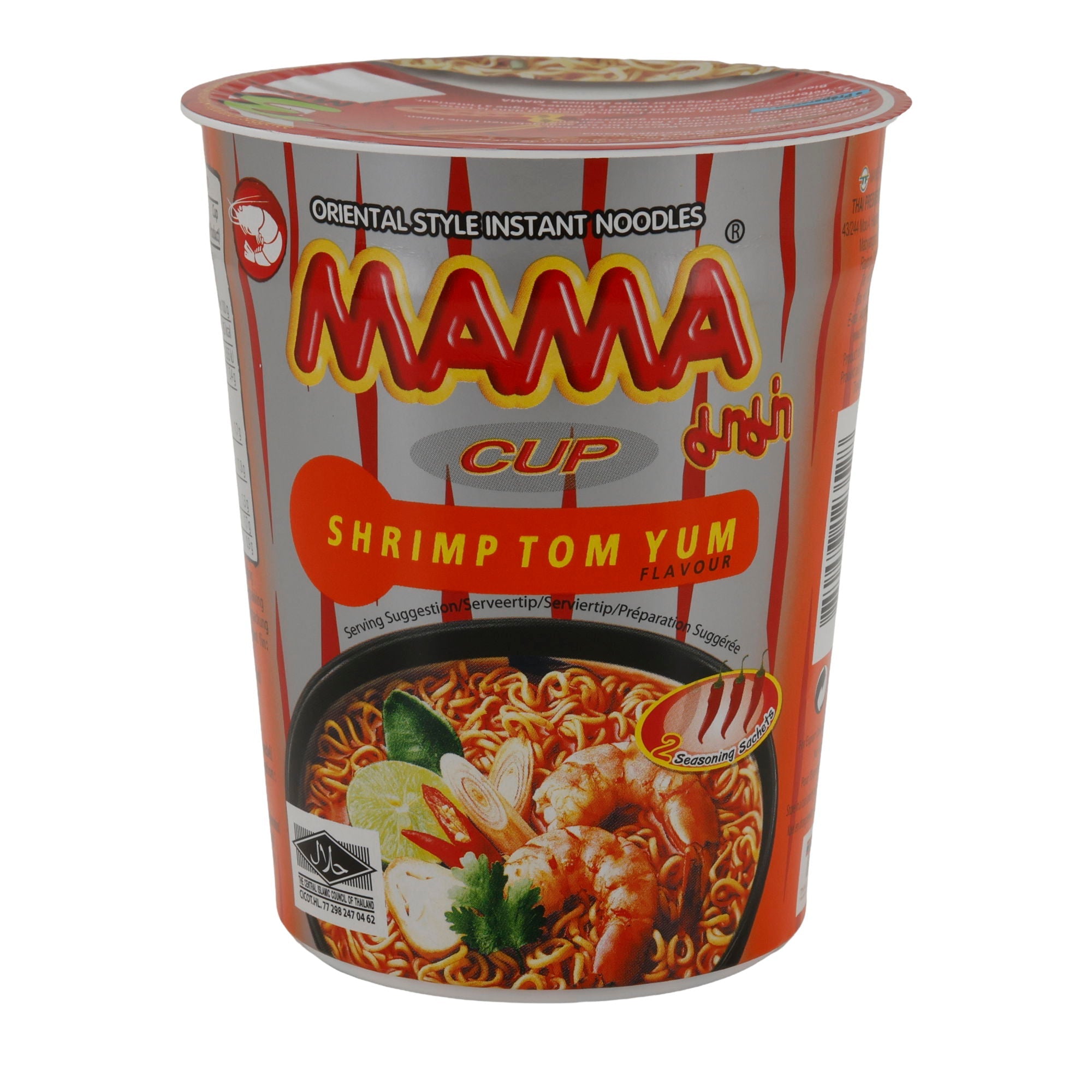 Cup Shrimp Tom Yum Flavour MAMA | Instant - Nudeln | 70 g - Taste Your World